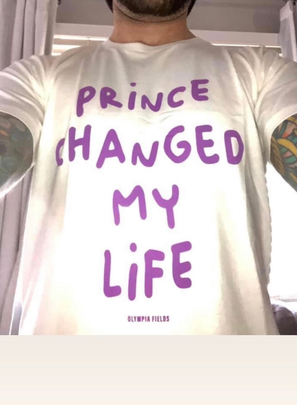 Prince changed my life tee