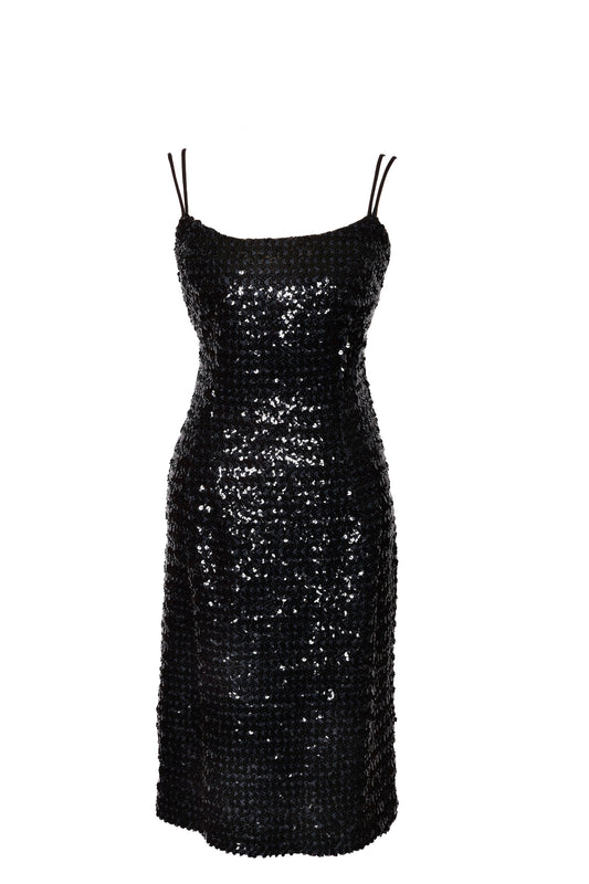 1950's Sequinned wiggle dress