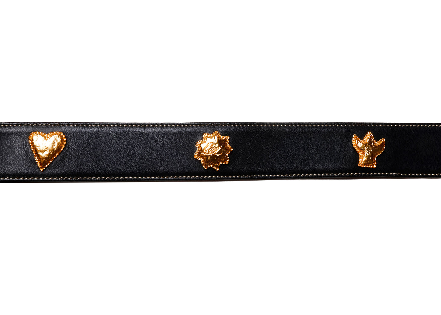 Christian Lacroix black & gold belt