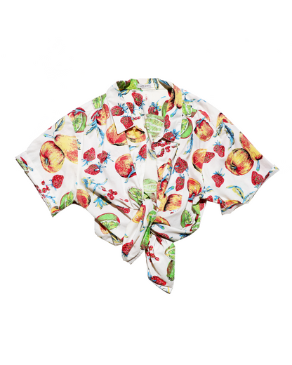 Tutti frutti cotton blouse