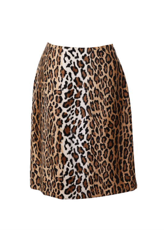 Moschino Cheap & Chic leopard print skirt