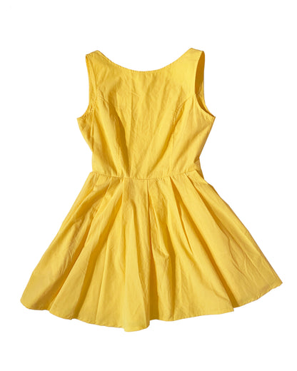 Sunshine sleeveless square back dress